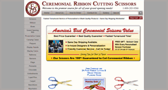 Desktop Screenshot of ceremonialscissors.com